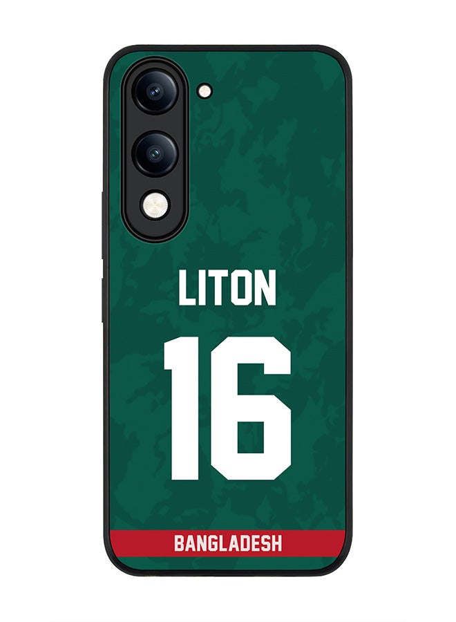 For vivo Y29s 5G / Y19s 5G Case,Slim fit Camera Protection, Shockproof Thin Phone cover  - Bangladesh Liton Das, Jersey No 16